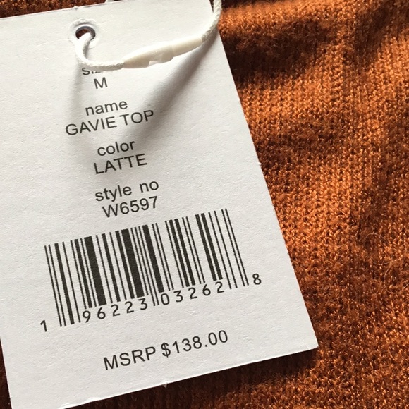 NWT Walter Baker Knit Top - Picture 6 of 6